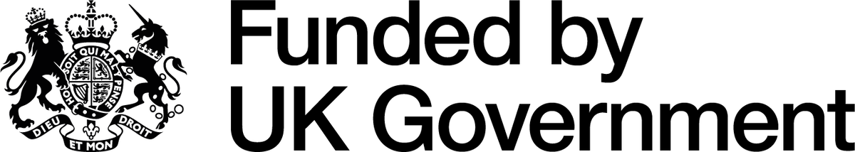The official Funded by UK Government logo